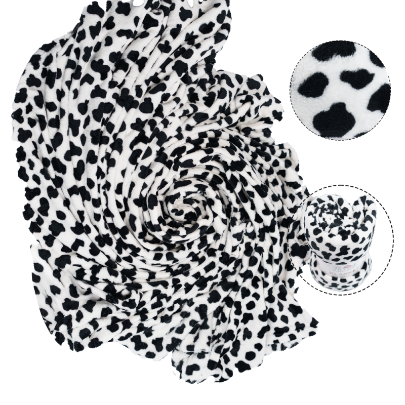Pătură pentru pat 2 persoane, 200 x 230 cm - Animal Print